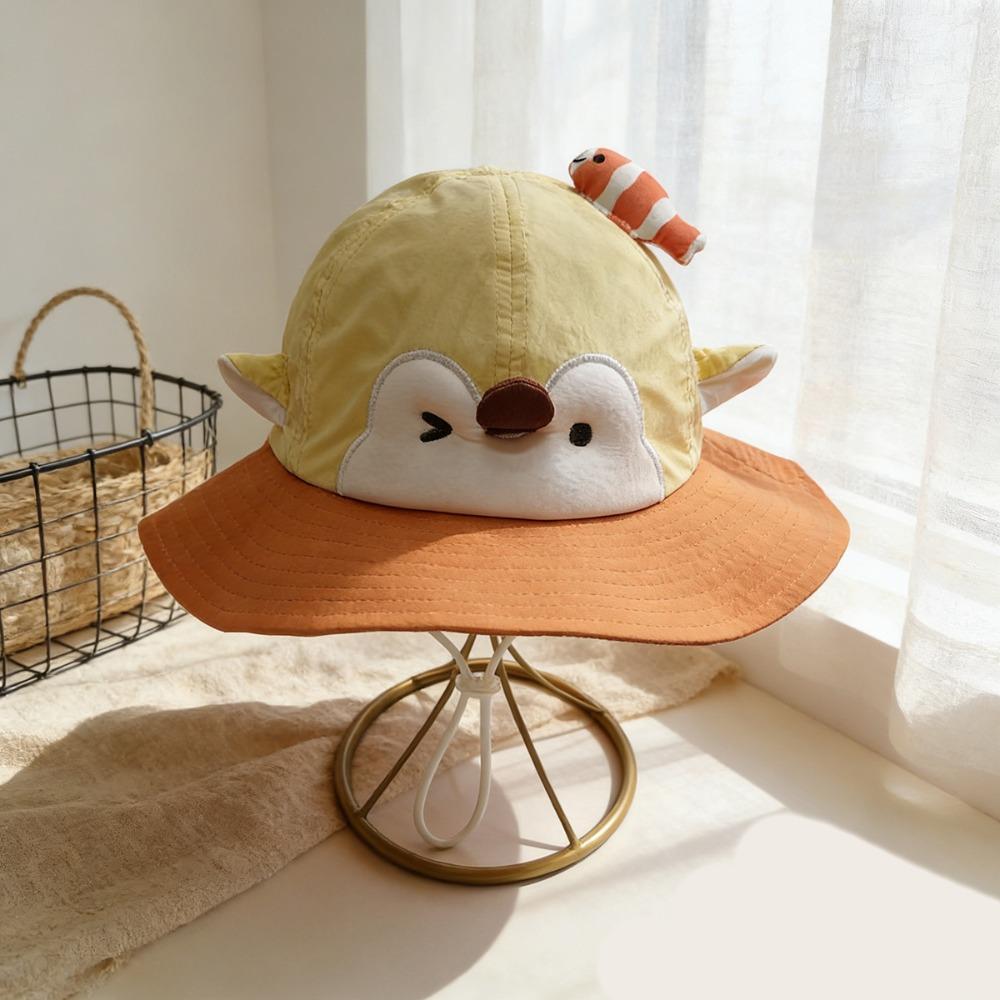 Sun Protection Kids Penguin Sunscreen Hat Big Brim Summer Sunshade Hat Spring Style 4