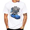 Legend RB26 Engine Skyline R34 Print T-Shirt Summer Men Short Sleeve Japan Car Sport Cool Boy C