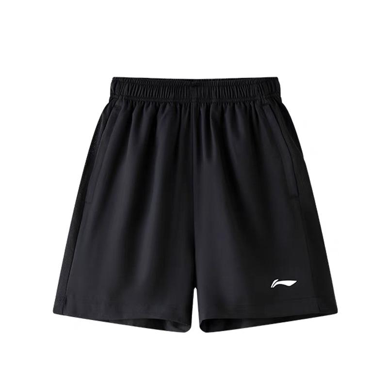 

Li-Ning Quick-Drying Breathable Cool Feeling Comfortable Versatile Cycling Fitness Running Basketball Casual Five-Point Sports Shorts ATSK406-1 M
