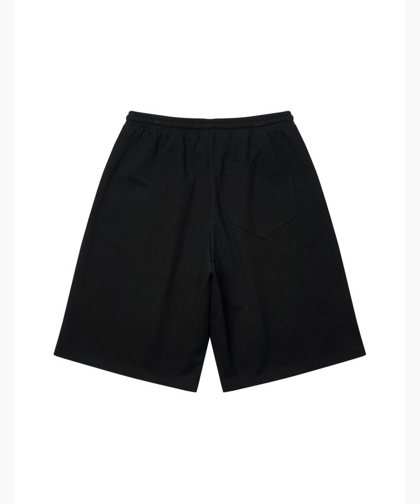 Weideun [Ali] Patch Symbol Bermuda Pants Black