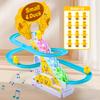 Stair-climbing Duck Queue Track Sliding Duck Music Lighting Kidsren's Educational Play House Memory Counting Science and Education Toys