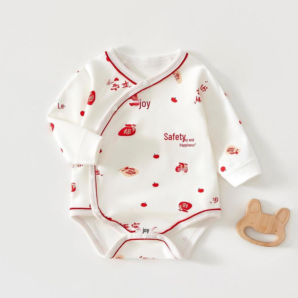 Pure Cotton Long Sleeve Infant Romper - Spring, Autumn & Winter Bodysuit