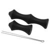 5 Sets Bowstring Tabs Guard Soft Silicone Archery Fingers Protector with Mounting Pin for Outdoor Shooting