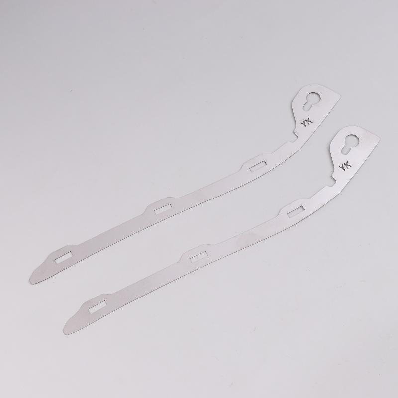 2 Piezas Placa Metálica de Reparación de Parachoques Delantero Hebilla Soporte para IS250 300 2006-2013 Piezas de Fijación Robustas Reemplazo Fuerte para Reparación de Colisión de Vehículos