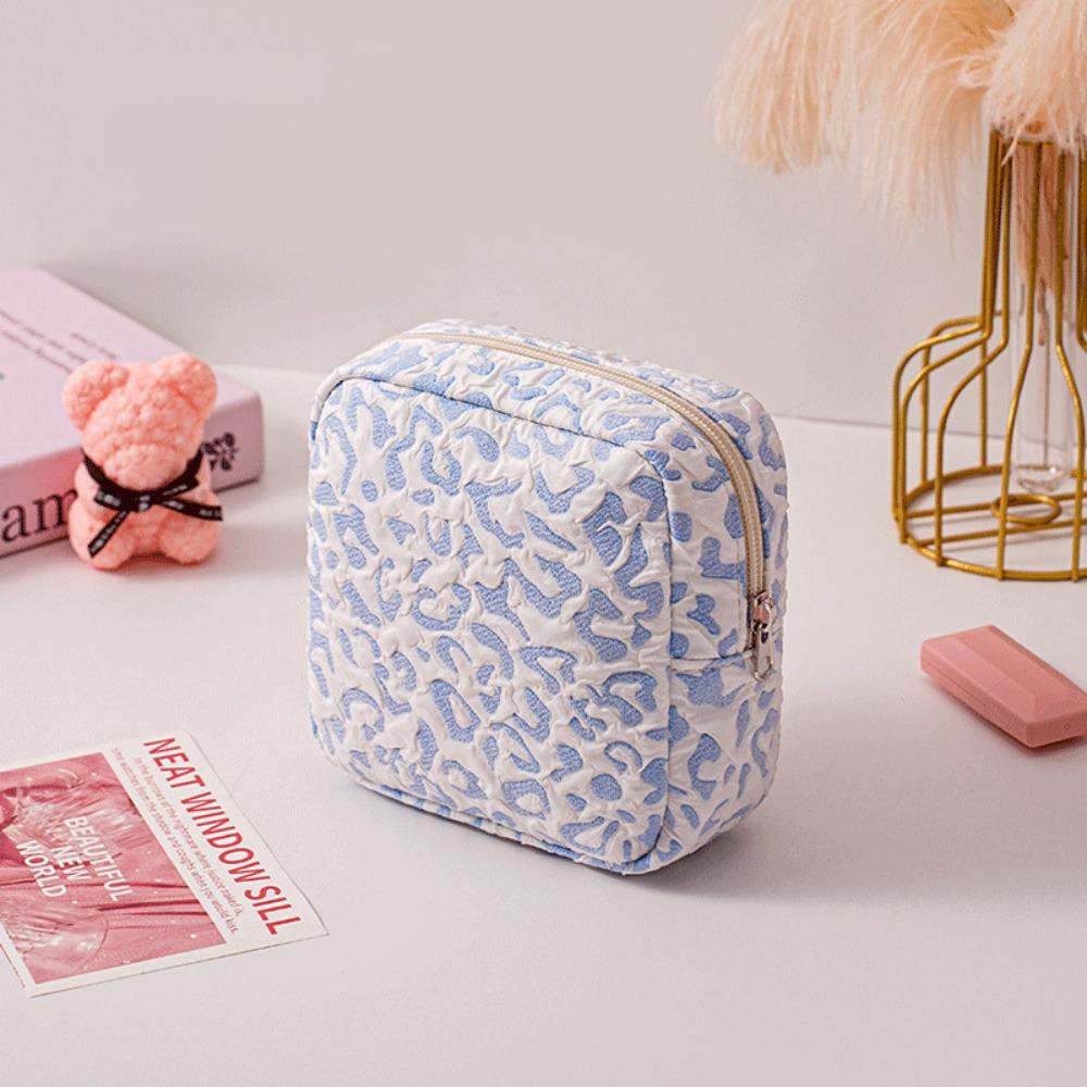 New Square Sanitary Napkin Storage Bag Large Capacity Portable Mini Coin Purse Multifunctional Cosmetic Bag