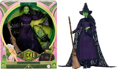 Mattel Universal Wicked Deluxe Elphaba Fashion Doll Accessories with Braided Hair & Movie-Inspired Look, & Pose.