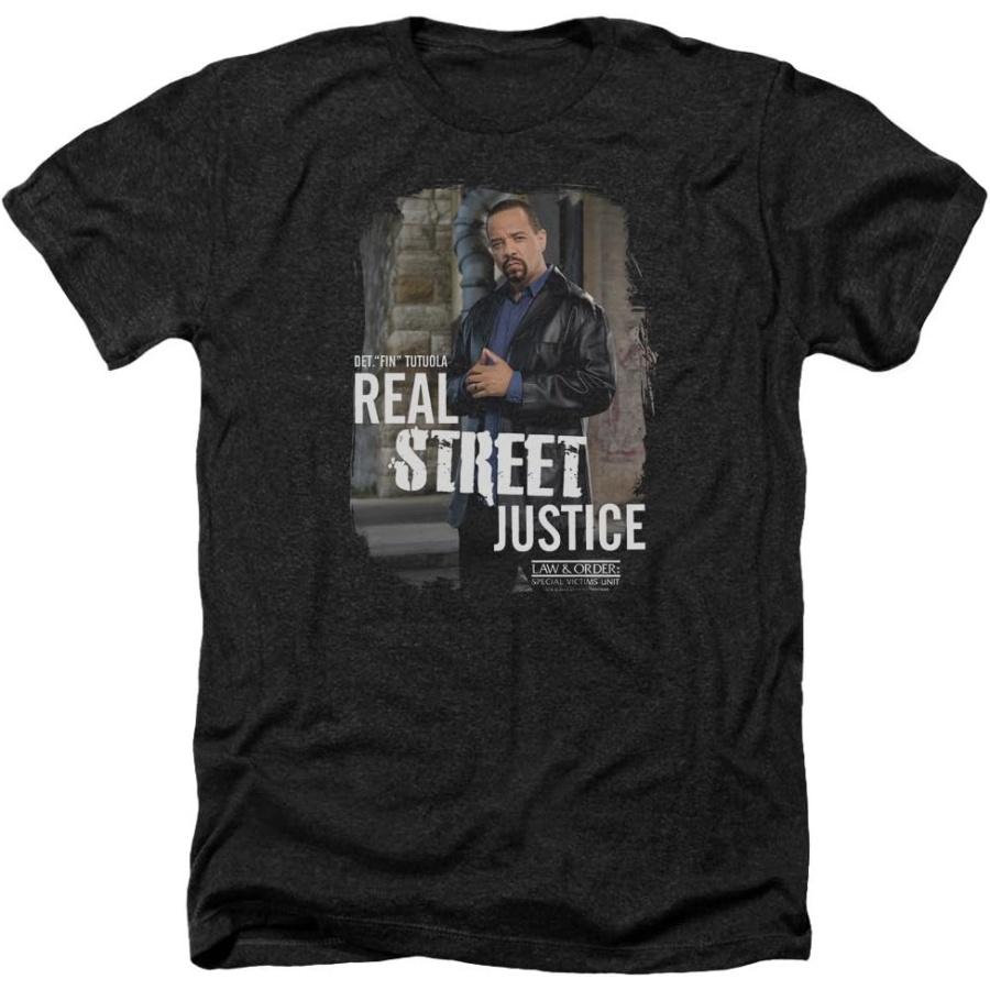 Law and Order SVU - Mens Street Justice Heather T-Shirt XXXXXL чёрный