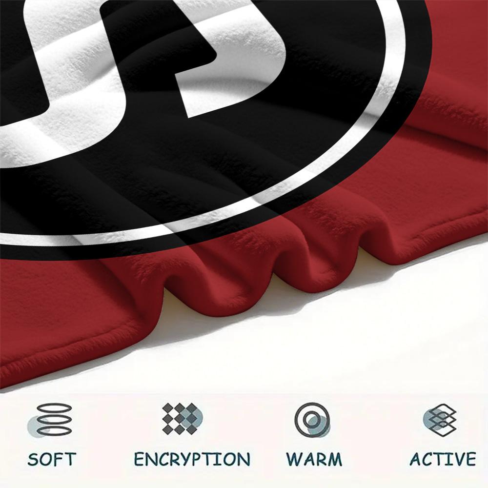 AC Sparta Praha Print Flannel Blanket, High quality Comfortable for All Seasons, Home Decor, Warmth and Comfort, Perfect for Christmas Gifts