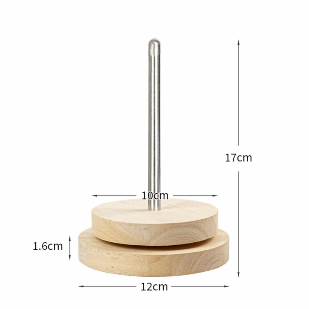 Durable Portable Yarn Rotating Tool Wooden Detachable Wool Yarn Winding Axis Frame Yarn Holder Knitting Crochet