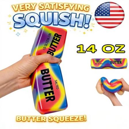 Comfortable Home Life 23Cm Squishy Super Big Butter Stick Slow Rising Fidget Toy Giant Butters Sticks Moist Squeeze Toy For Adults Kids Autism Gifts
