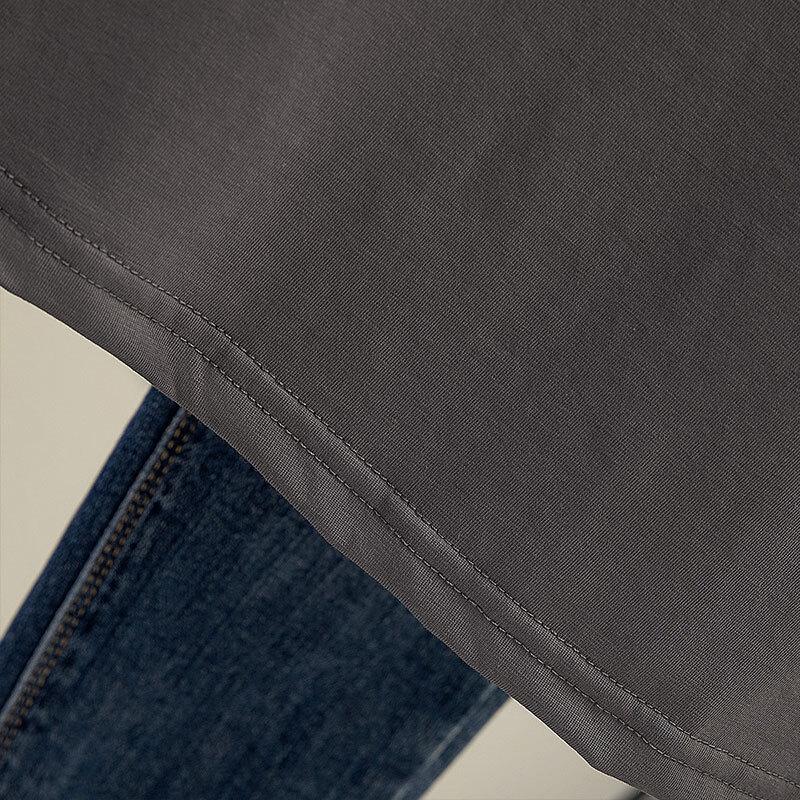 Damen Oversize T-Shirt mit Schmetterlingsdruck und Rundhalsausschnitt