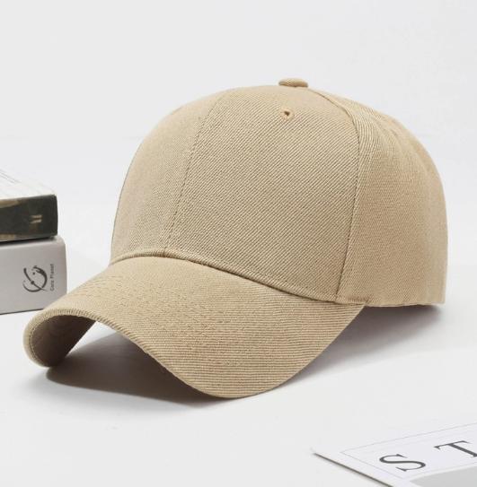 Adjustable Women Men Baseball Cap Soft Cotton Soild Color Snapback Hat Outdoor Casual Sports Hip Hop Bonnet Summer Sun Visors