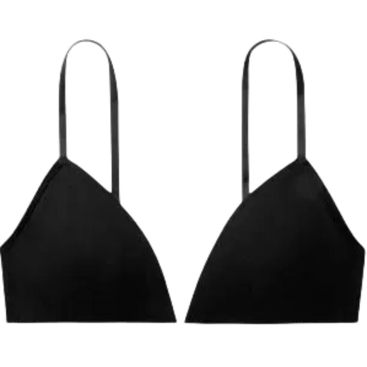 Calvin Klein Бюстгальтер Jacquard Comfort Wireless Removable Pad Triangle Bra Женский бюстгальтер Space-Black QP3265O-UB1 S