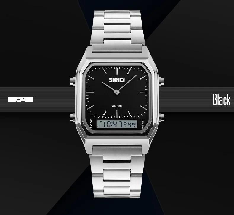SKMEI 1220 Watch Men Digital Fashion Casual Dual Time Sports Chronograph Waterproof Quartz Men's Wristwatches Relogio Masculino