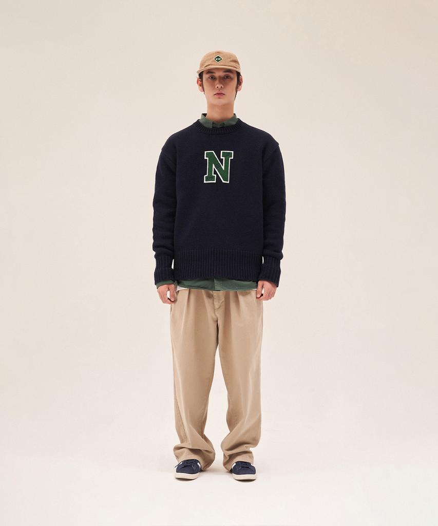 N.Y.P Crew Neck Sweater (Deep Blue)