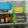 6Pcs Plastic Fridge Storage Drawer Organizer Adjustable Save Space Freezer Dividers Clip-on Multifunctional