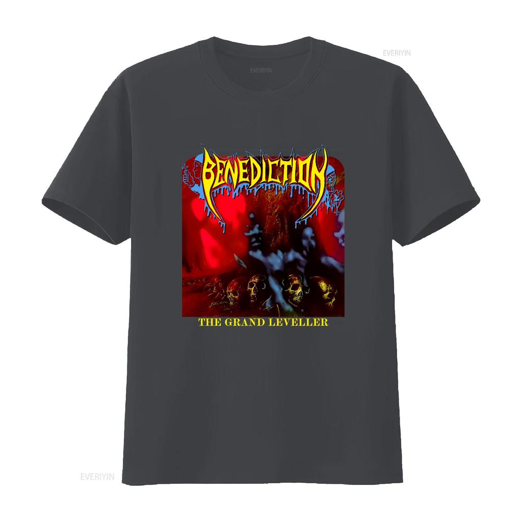Benediction The Grand Leveller Death Metal T Shirt Medium Size Vintage Washed Slightly Graphic Stylish Breathable Stretched