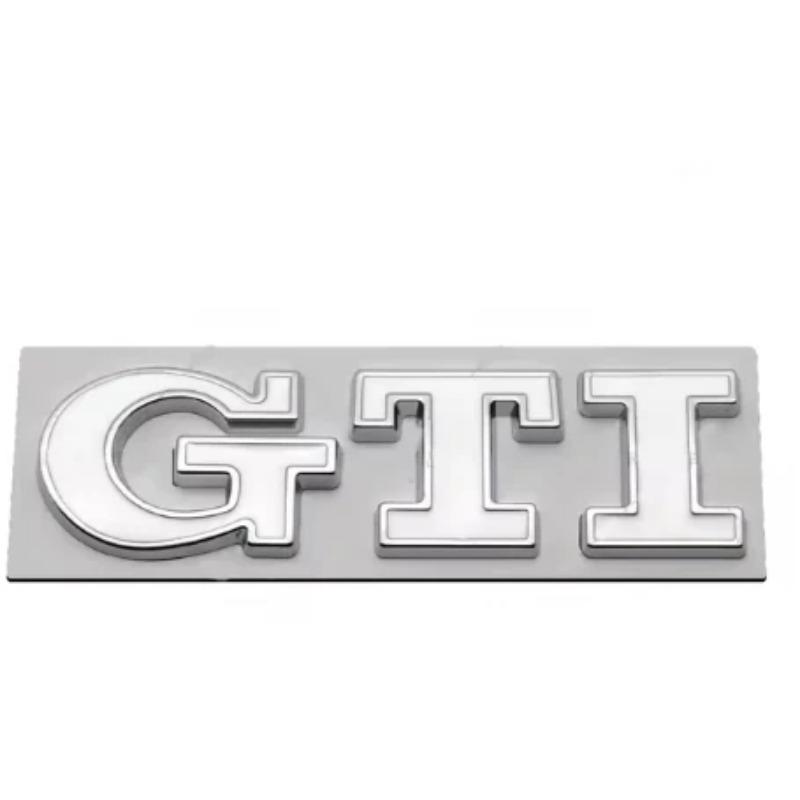 1ks 3D kovové nálepky se znakem GTI odznaku auta pro Golf GTI mk2 mk3 mk4 mk5 mk6 mk7 mk8 Polo Auto příslušenství