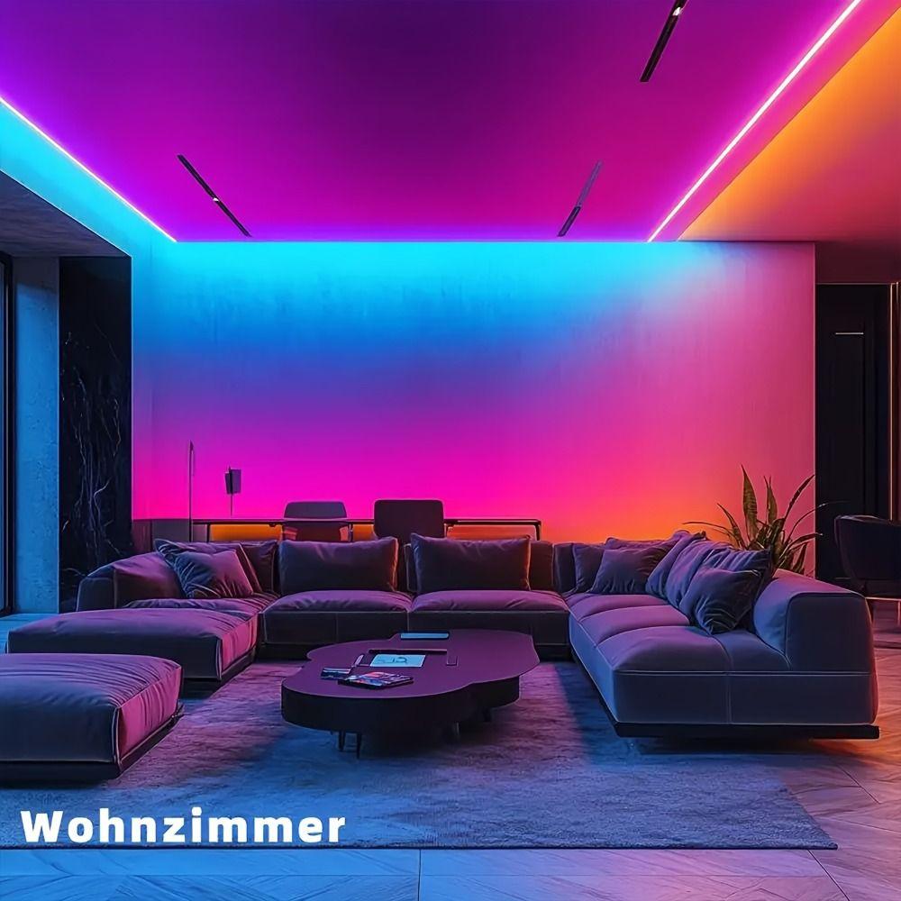 USB Powered RGB Light Strip 3 Key Control Dynamic Modes LED Light Strip Static Modes 5 V Low Voltage TV Background Light