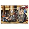 Vintage Motorcycle Bar Metal Tin Sign 8x12 Inch Unframed Wall Art Pre-Assembled Aluminum Plaque for Garage Home Café Decoration