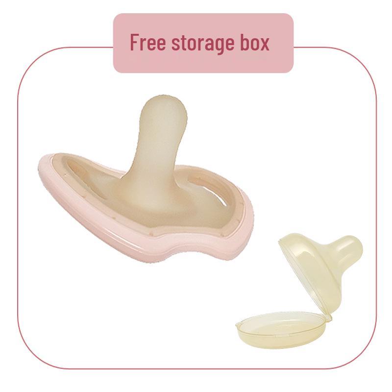 Super Soft Pacifier for Newborns, 0-6 Months, Imitates Breast Milk, Flat Head Design