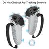 1 Pair Non-Slip Silicone Sleeve for Meta Quest 3/3S VR Handle Controller Case Cover