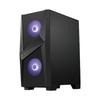 Msi Mag Forge 100M Pc Case, Mid-Tower, Usb 3.2, Black Msi | Mag Forge 100M | Black | Atx | Power Supply Included No