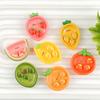 Handmade Resin Accessories: Seven-Color Fruit Plate & Cartoon Stickers for DIY Cream Glue Phone Cases