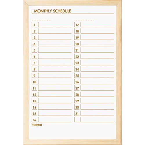 Nakabayashi Wood Schedule Board W320×H470mm SBM-E4732