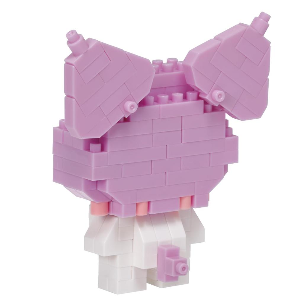 Kawada nanoblock Sanrio Characters Kuromi Ages 12 and 160-Piece Set, Up, NBCC_179
