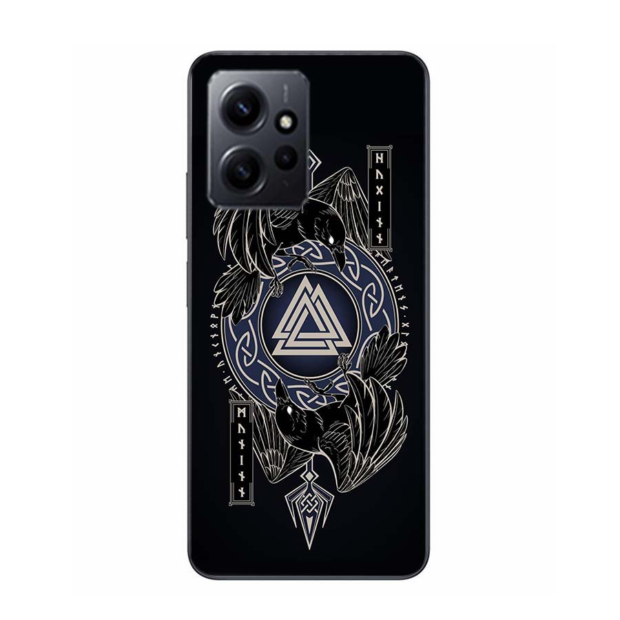 Nordic Norse Phone Case For Redmi Note 14 15 Pro 5G 13 12 Pro Plus 11 11T 11E 11S 10 Pro 10S 9 9S Cover Cell Clear TPU Capa Comp