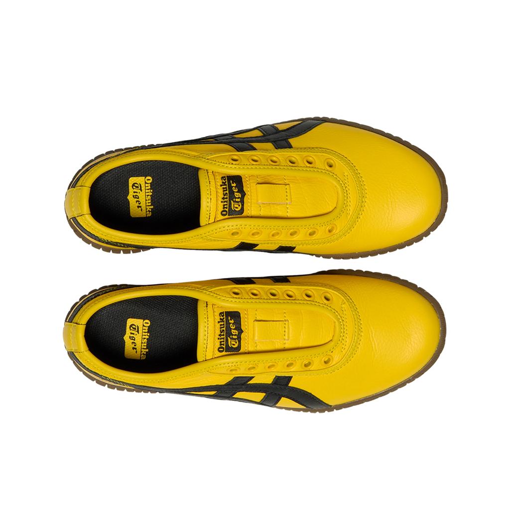 ONITSUKA TIGER Zapatillas Casuales Unisex Tsunahiki Slip-On Versátiles Cómodas Duraderas de Caña Baja Amarillo 1183C529-750