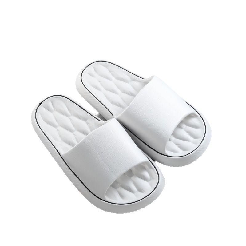 Slippers women's indoor home bathroom bath non-slip thick bottom deodorant couple men's cool slippers