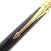 Very Good PARKER Ballpoint Pen Duo Field Black GT Twist Type Black Gold Used