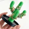 INS Cactus Ring Holder Creative Cactus Trinkets Plate Necklace Dish Mini Key Tray  Ring Display