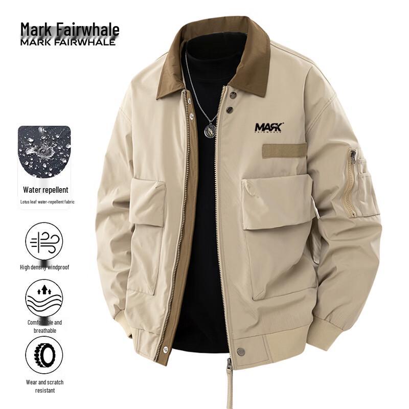 

MARK FAIRWHALE Men s Casual Waterproof Jacket M