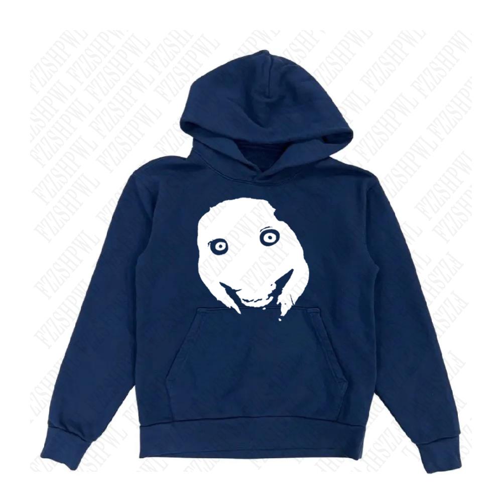 Fashion Kawaii Aesthetics Graphic Print Y2K Hooded Sweatshirt Hip Hop Punk Loose Long sleeve Top Rock Goth Vintage Chic Pullover