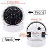 85mm Oil Pressure/water Temperature/fuel/voltmeter 4 In 1 Multifunction Gauge 0-10bar Oil Pressure or Water Temperature Sensor