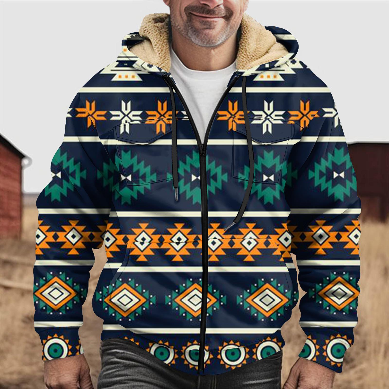 

Мужская зимняя флисовая толстовка с капюшоном на молнии с накладным карманом, повседневная куртка S