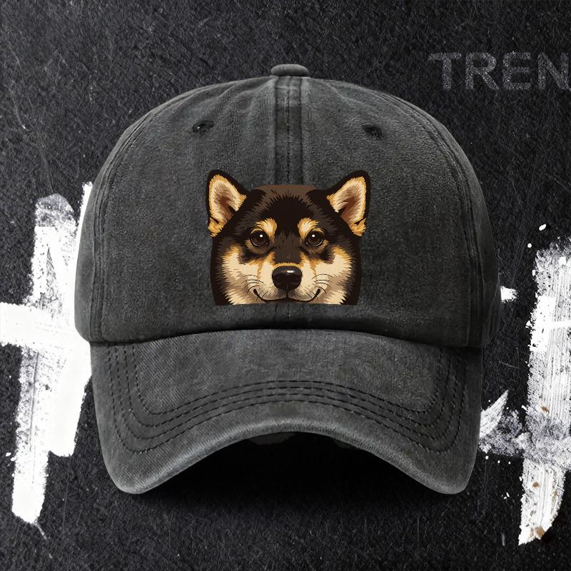 pc Adjustable Baseball Cap with Shiba Inu Print Lightweight Printed Womens Hat Cute Japanesestyle Shiba Inu Unisexs Trendy C 1pc