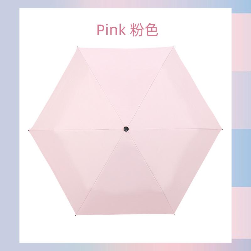 

Rain And Shine, Men S And Women S Simple Umbrellas, Three-Fold Sunshade, Sun Protection, Uv Protection, Mini Light Portable Umbrella