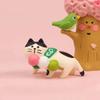 Zakka Japan Teehaus Katze Japan Dekoration Figuren Harz Handwerk Sammlerstück Heimdekoration Schreibtischzubehör Szenendekoration Geschenke