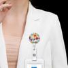 Nurse Retractable Badge Reel Holder ID Name Clip Multipurpose Cute with Alligator Swivel