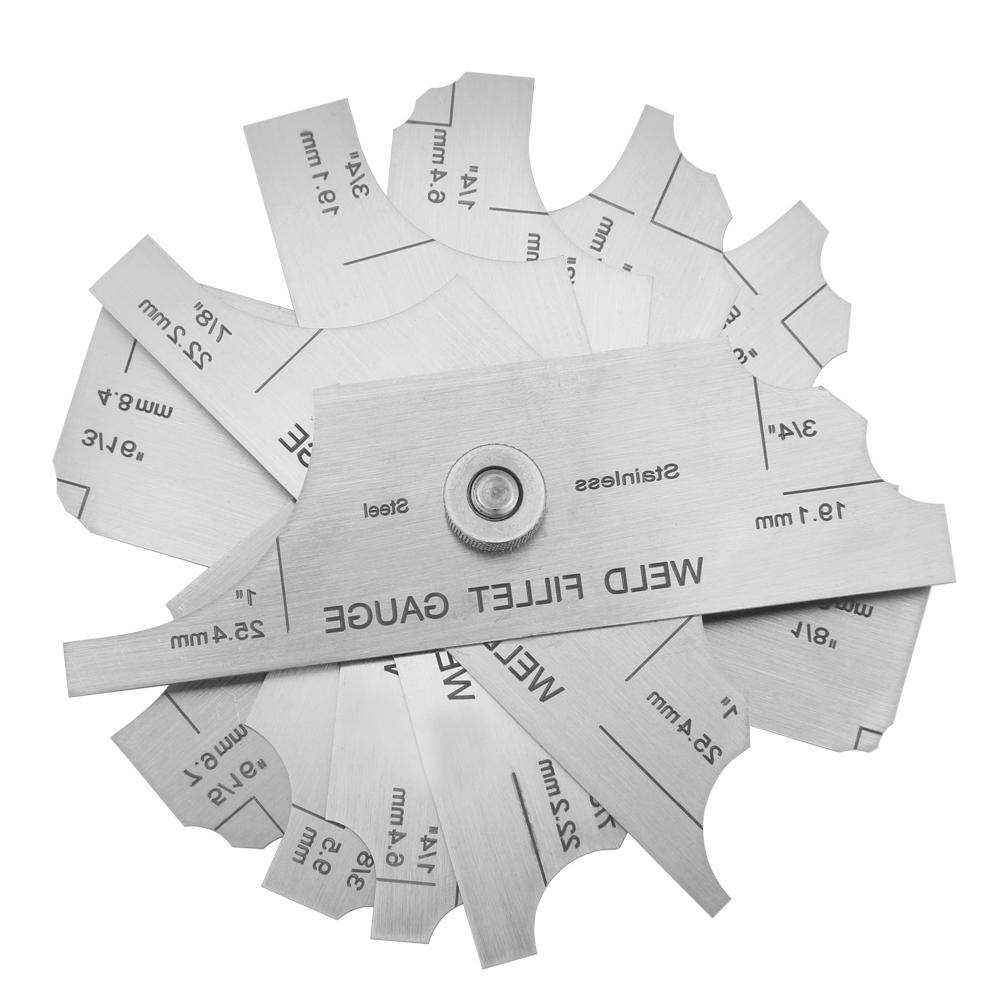 Fillet Weld Gauge Welding Gauge Gage Test Ulnar Welder Inspection Gauge Both Inch And Metric Welding Gauge Fillet Weld Set