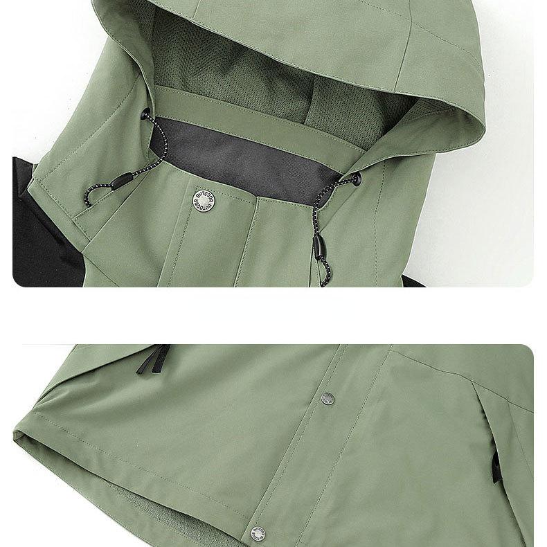 Jachetă de drumeție impermeabilă pentru femei Jachete de alergare, rezistentă la vânt, camping, pescuit, vânătoare, trekking, haine de lucru pentru călătorii pentru cuplu