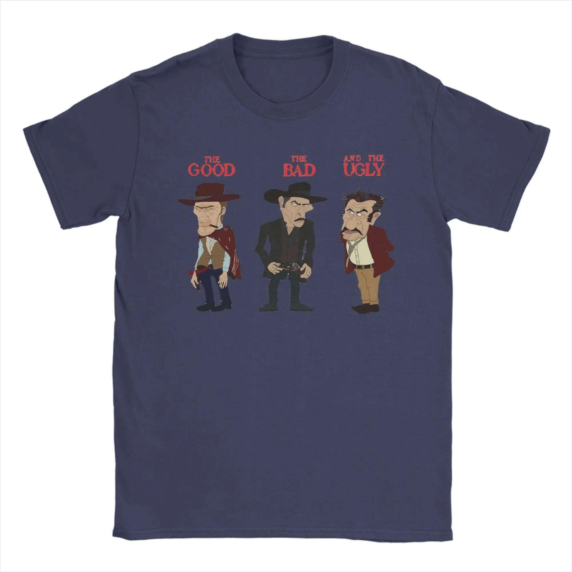 The Good The Bad and The Ugly T Shirt Unisex Women Cotton Hipster TShirt Round Collar Tees Short Sleeve Clothes Plus Size S