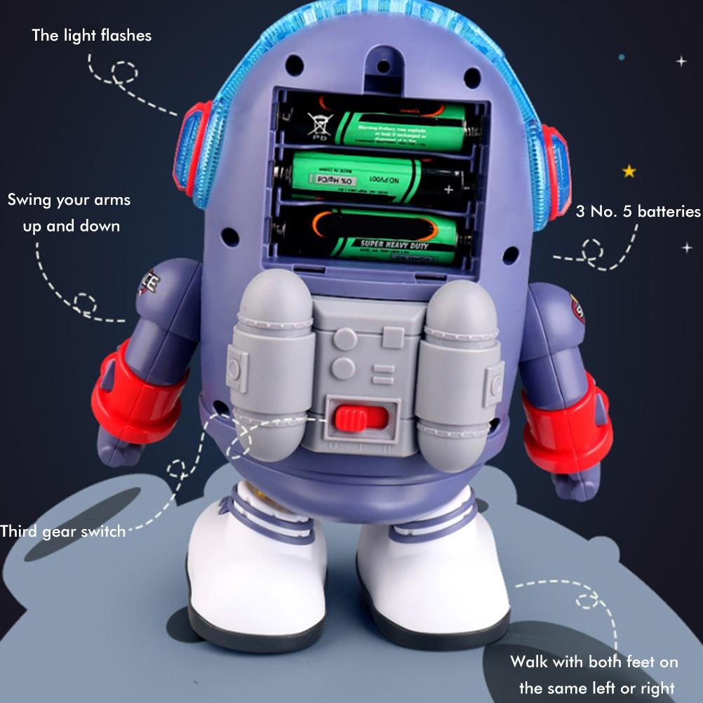 Dancing Duck Plaything Electric Musical Dancing Duck Educational Toy Space Duck Toy Gifts for