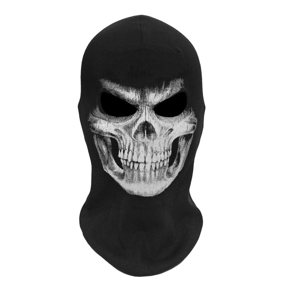 Scary Skeleton Skull Ghost Death Halloween Face Mask For Cosplay Costume