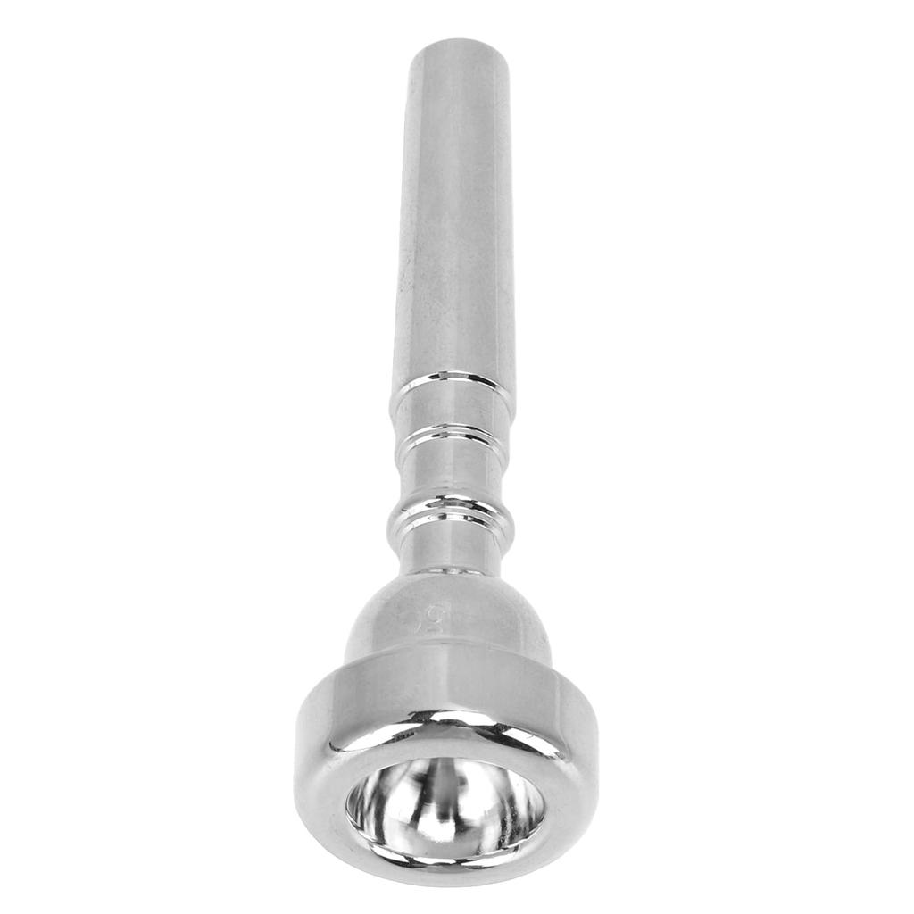 Trumpet Mouthpiece - Beginner to Professional Replacement - Silver - Easy to Clean - Suitable for Playing, Lessons, and Tracks