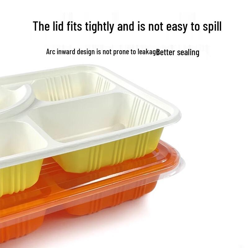 Disposable Plastic Compartment Lunch Box